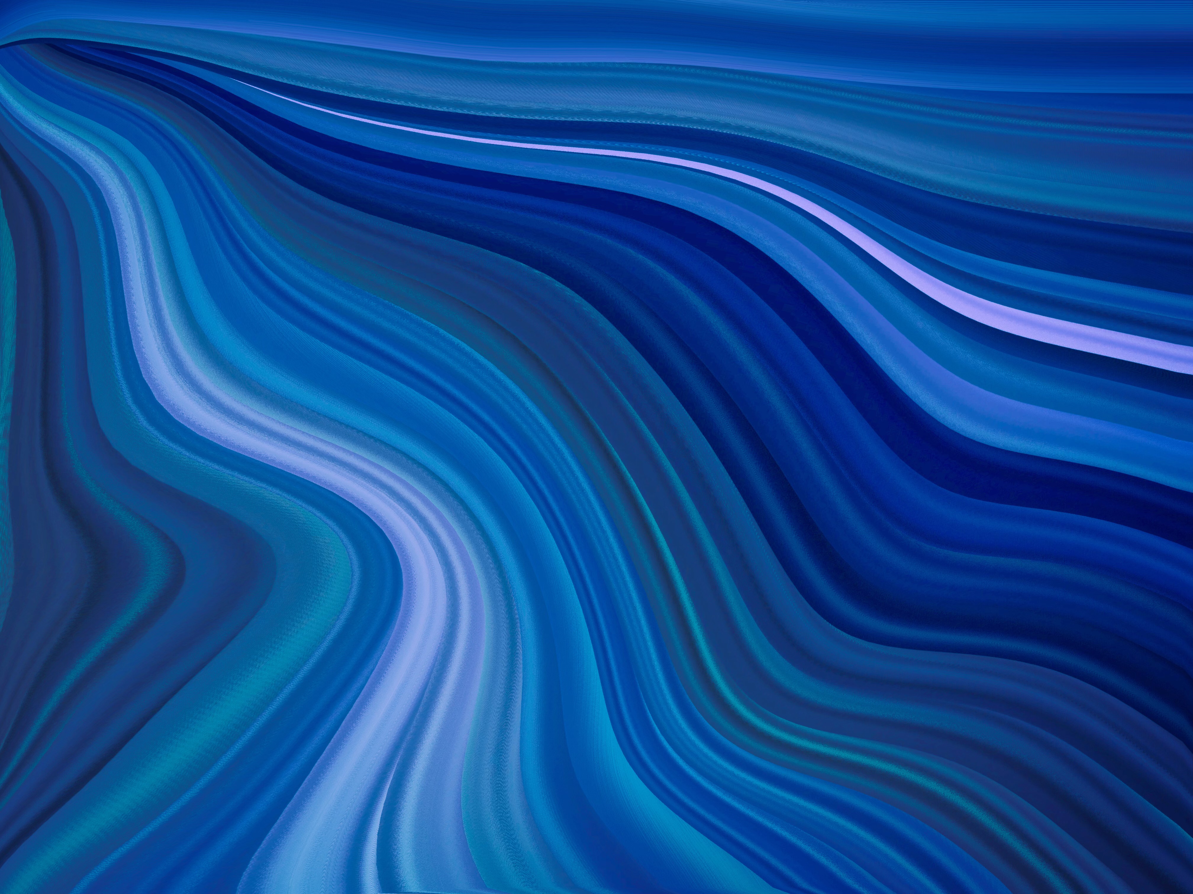 PCデスクトップに波状, 抽象, 波, 青い, 波形の画像を無料でダウンロード