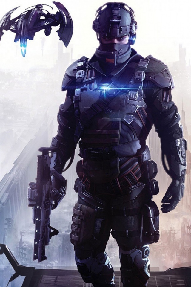 Download mobile wallpaper Weapon, Soldier, Video Game, Killzone, Killzone: Shadow Fall for free.