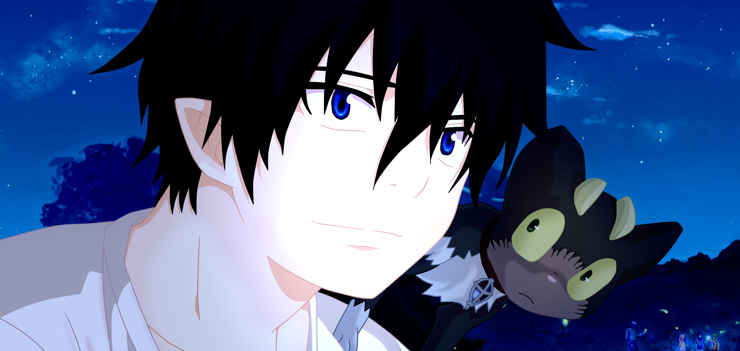 Free download wallpaper Anime, Blue Exorcist, Rin Okumura on your PC desktop