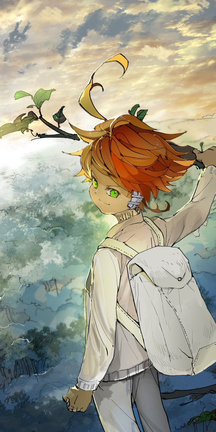 Handy-Wallpaper Animes, Emma (Das Gelobte Nimmerland), The Promised Neverland kostenlos herunterladen.