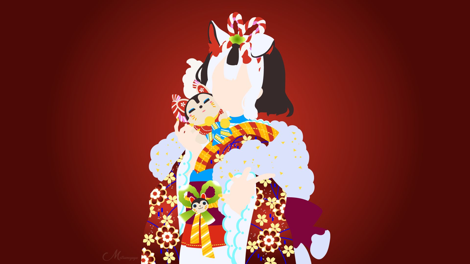 Téléchargez gratuitement l'image Chien, Kimono, Original, Animé sur le bureau de votre PC