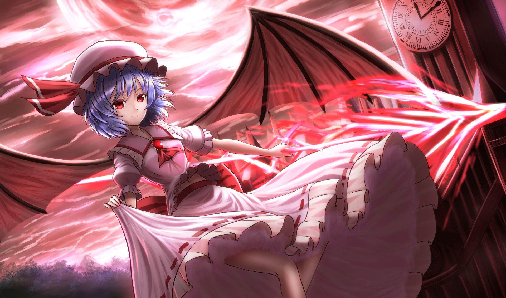 Download mobile wallpaper Anime, Remilia Scarlet, Touhou for free.