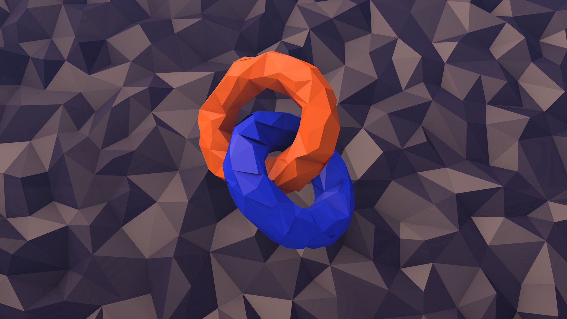 circles, figurines, abstract, surface, figures, low poly