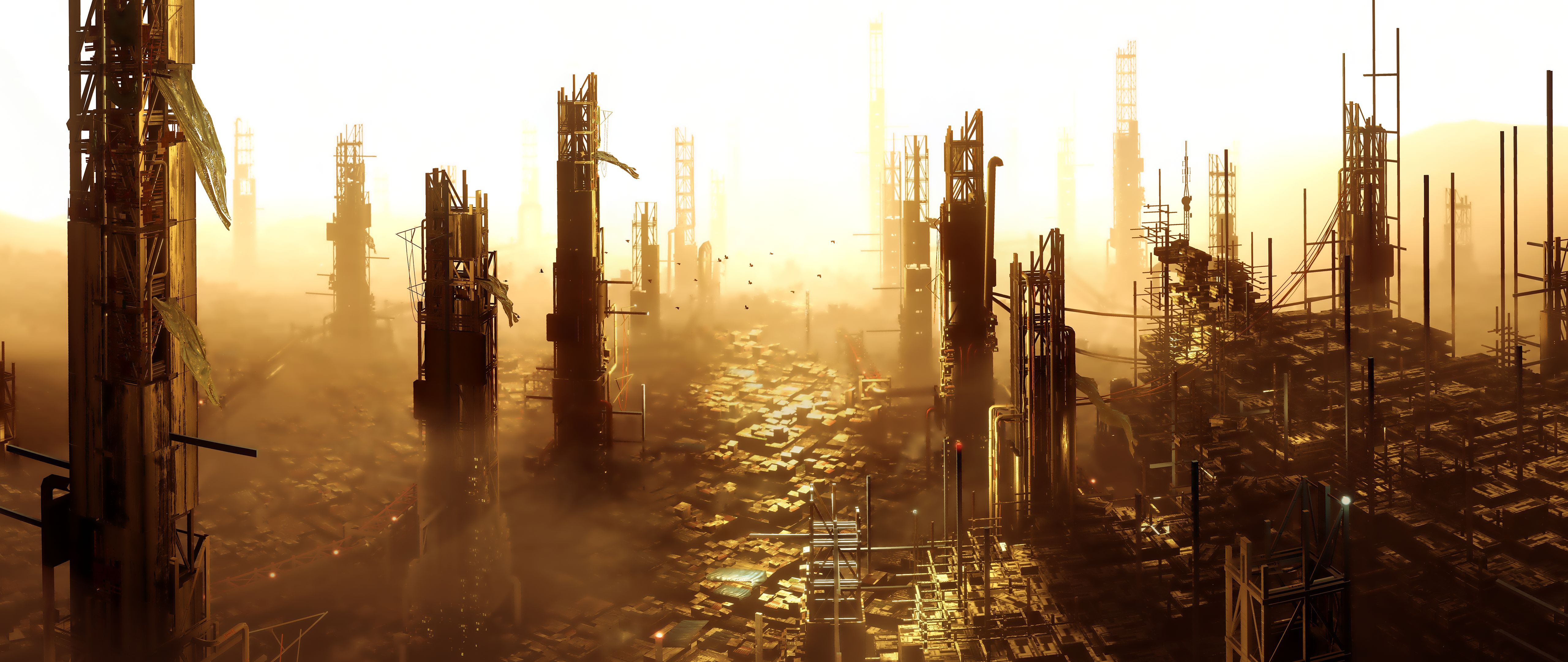 deus ex: mankind divided, video game, city, deus ex iphone wallpaper