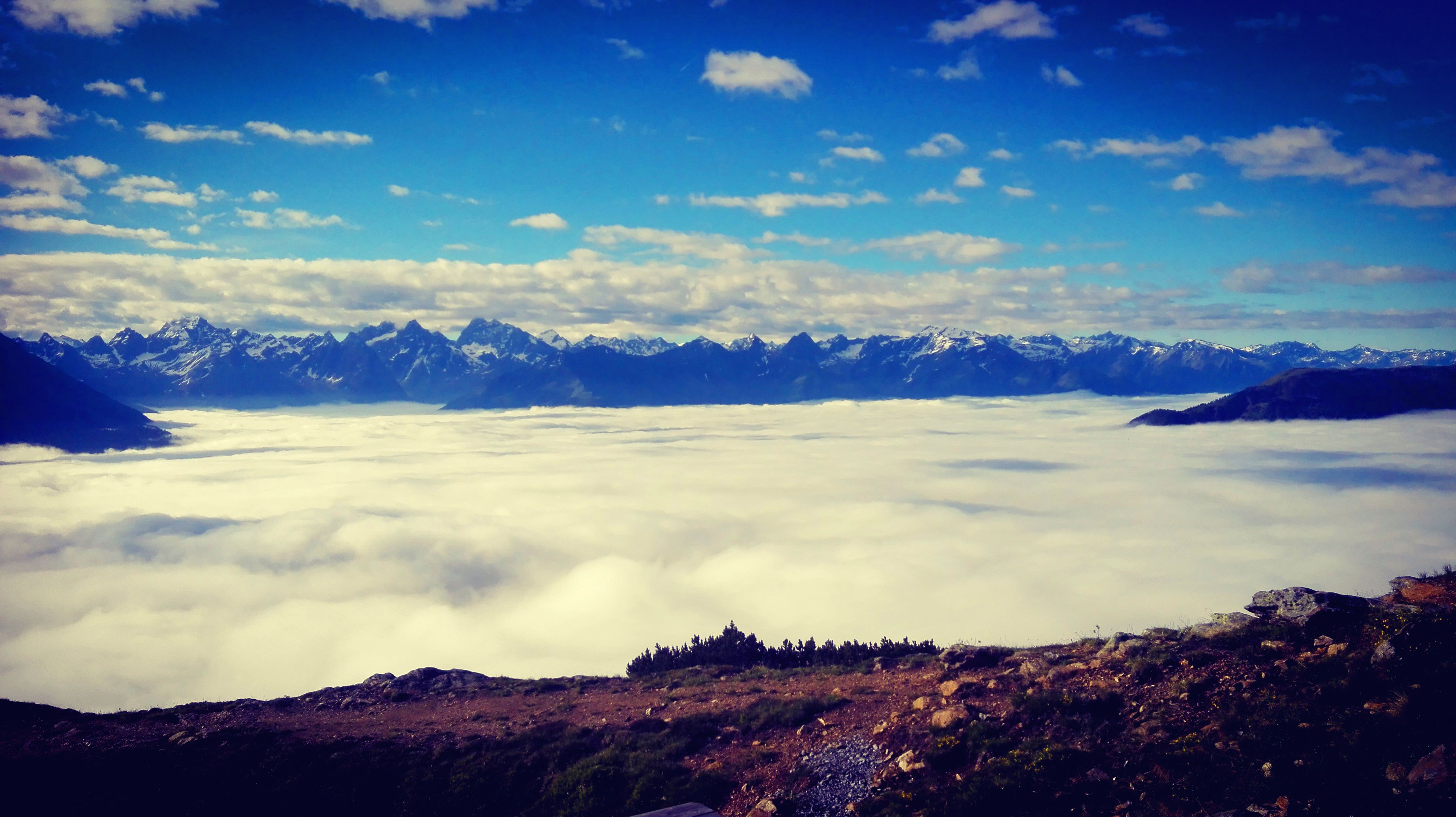 Descarga gratuita de fondo de pantalla para móvil de Naturaleza, Cielo, Montañas, Montaña, Austria, Alpes, Nube, Tierra/naturaleza.