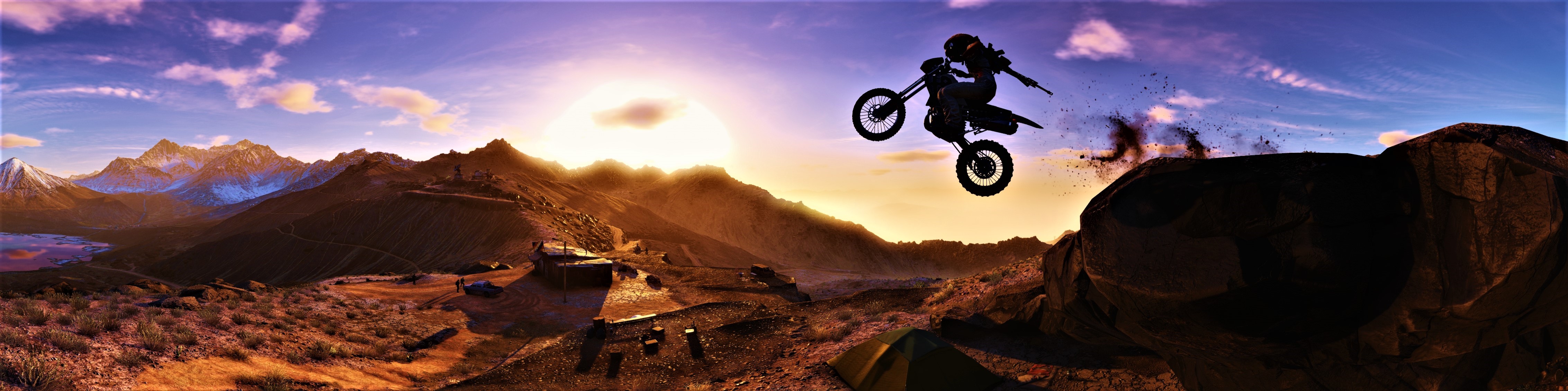 Laden Sie das Motorrad, Computerspiele, Tom Clancy’S Ghost Recon Wildlands-Bild kostenlos auf Ihren PC-Desktop herunter
