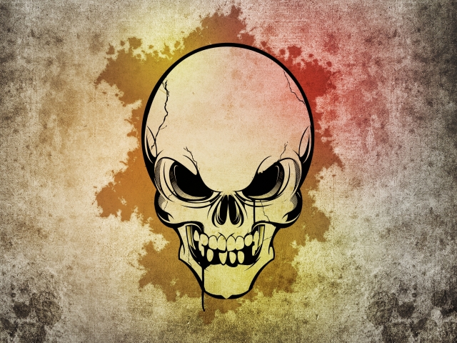 Download mobile wallpaper Dark, Skull for free.