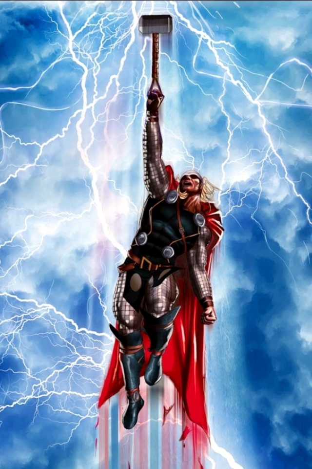 Descarga gratuita de fondo de pantalla para móvil de Historietas, Thor.