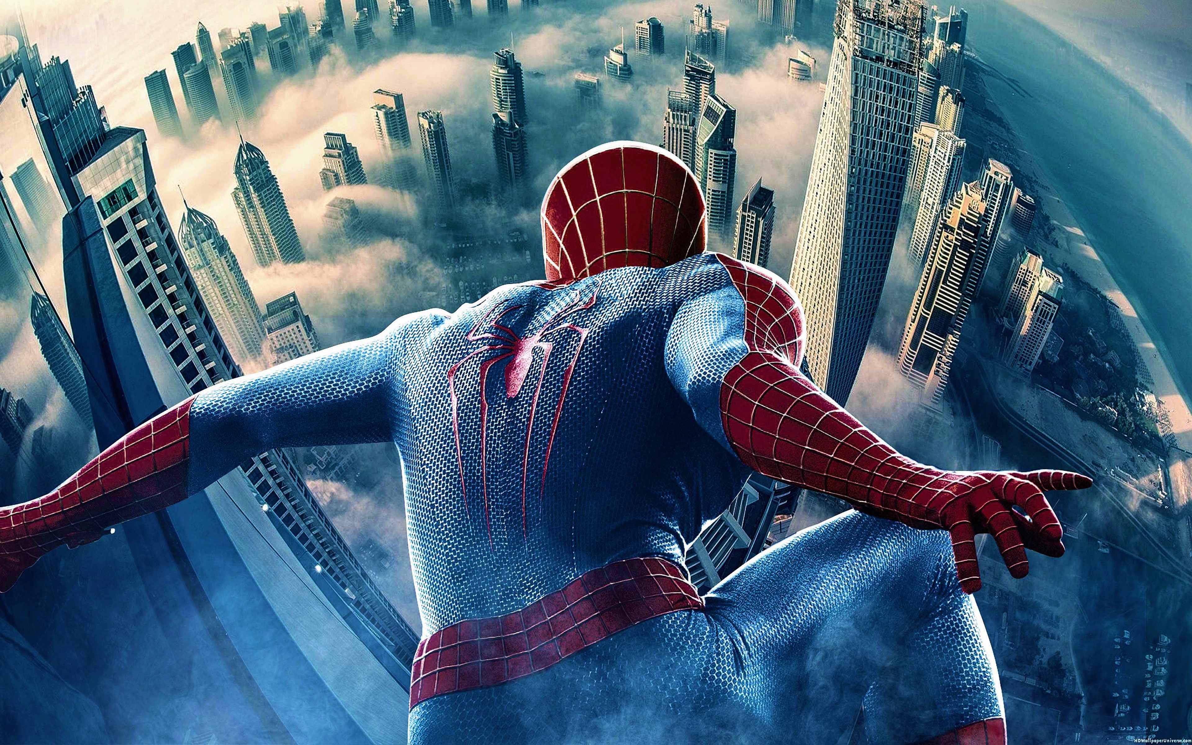Descarga gratuita de fondo de pantalla para móvil de Ciudad, Película, Películas, Spider Man.