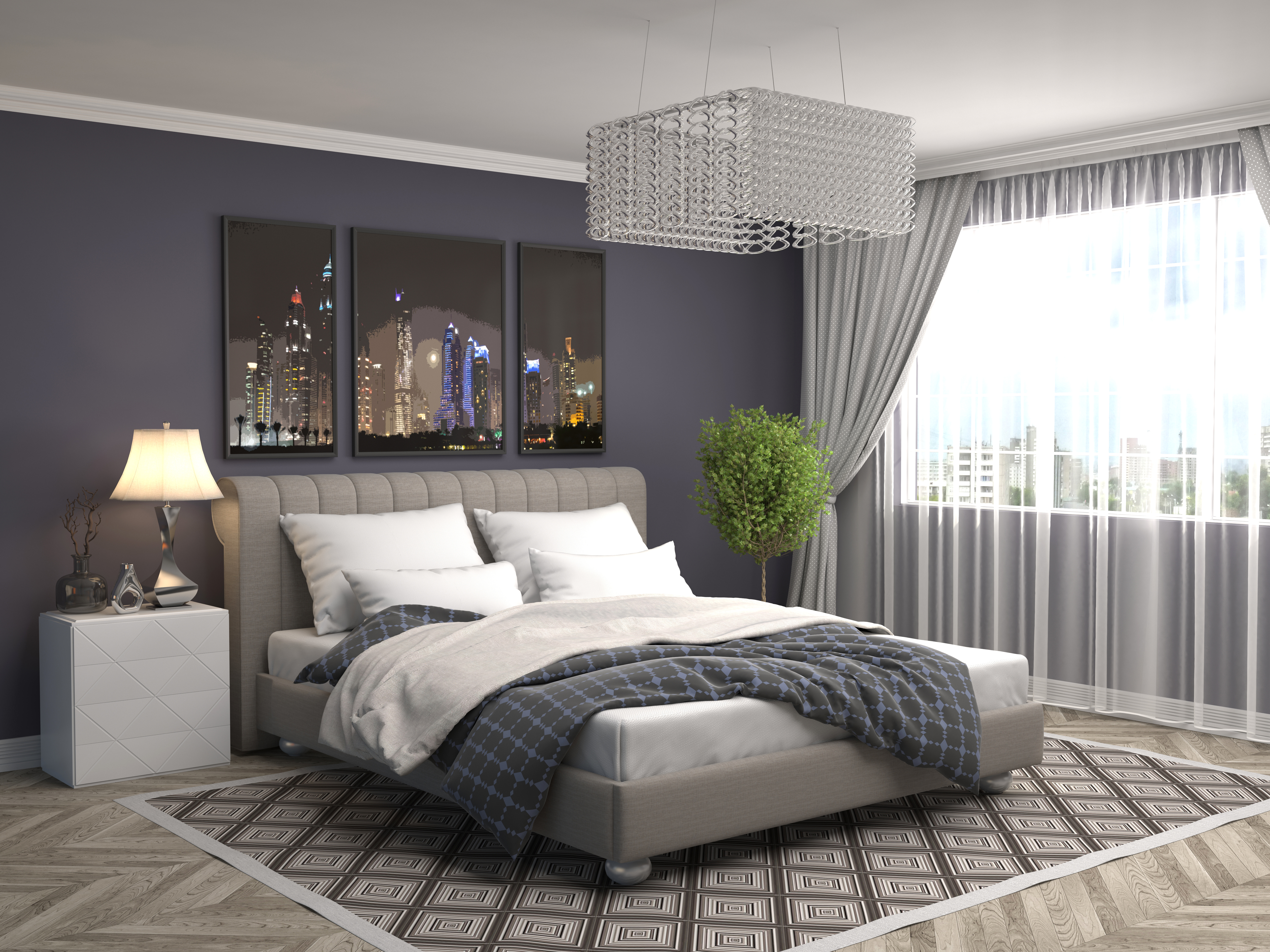 Free download wallpaper Room, Furniture, Bed, Bedroom, Man Made on your PC desktop