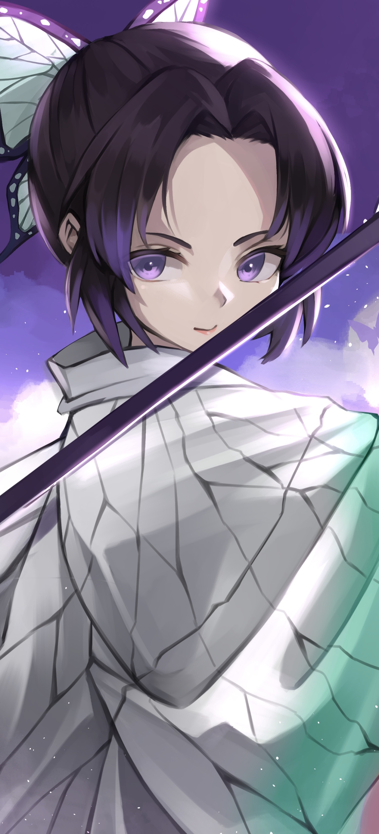 Descarga gratuita de fondo de pantalla para móvil de Animado, Demon Slayer: Kimetsu No Yaiba, Shinobu Kochou.