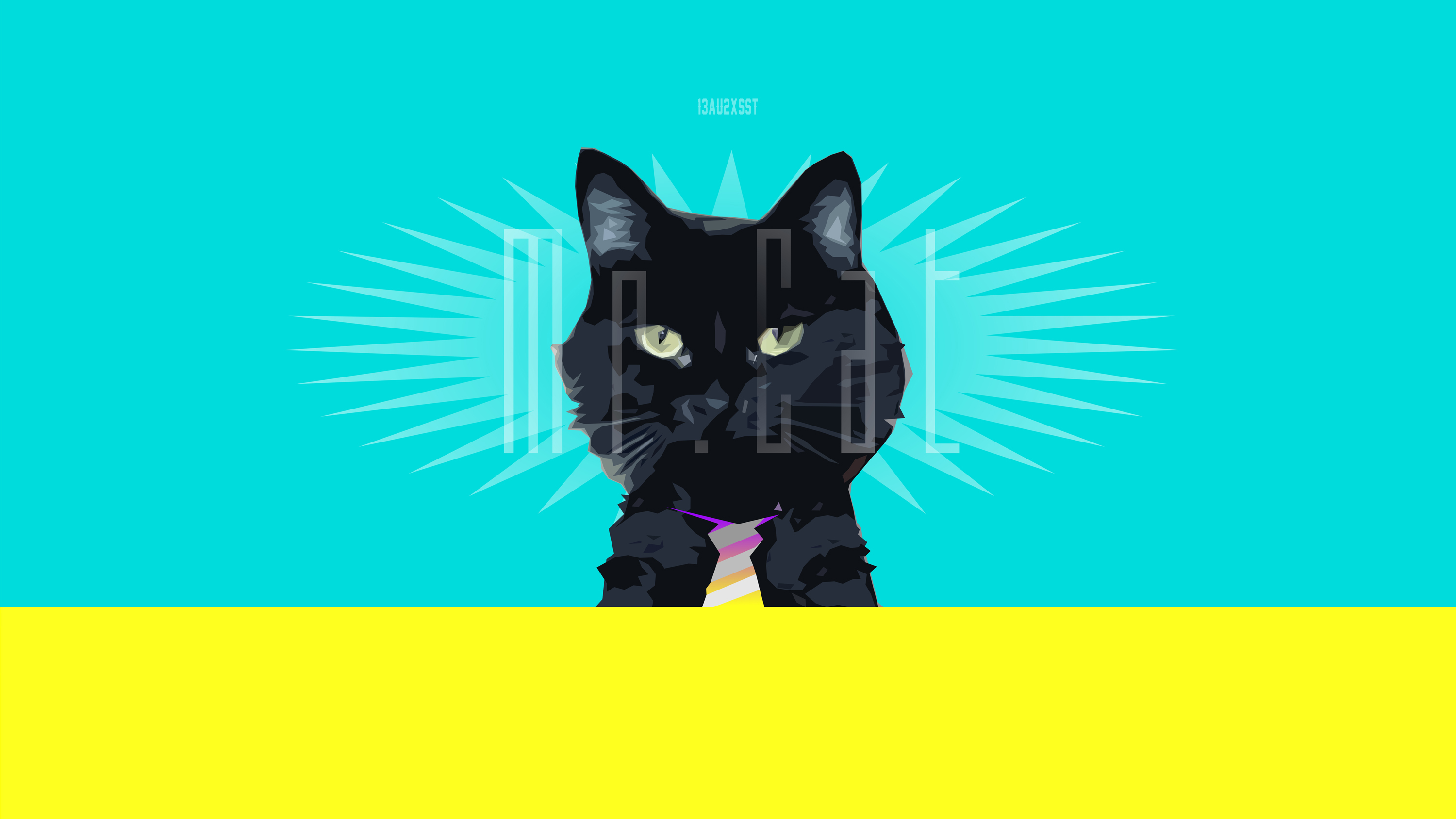 Free download wallpaper Cats, Vector, Cat, Animal on your PC desktop