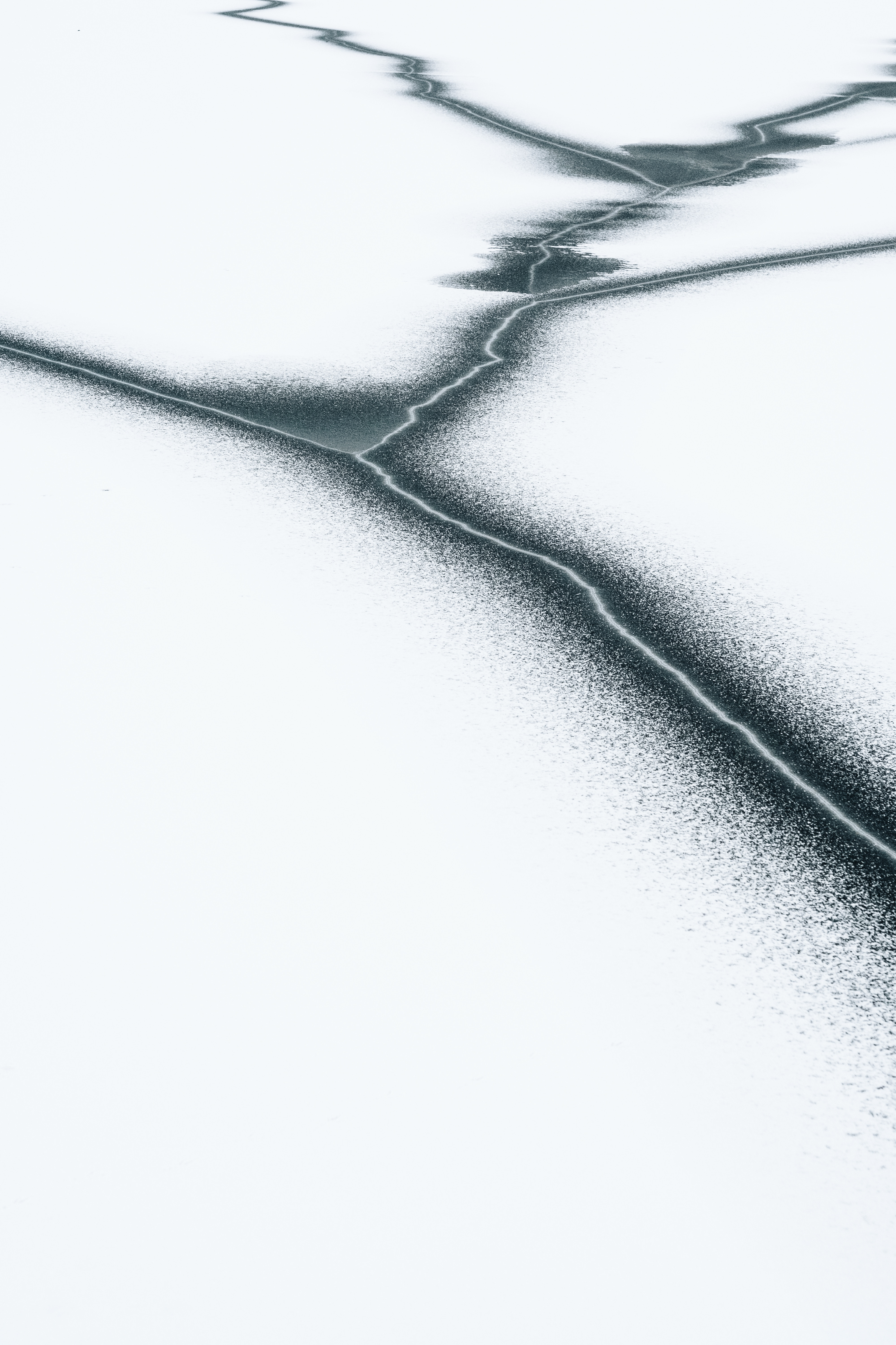 115355壁紙のダウンロード氷, 雪, ミニマリズム, ひび割れ, 罅-スクリーンセーバーと写真を無料で
