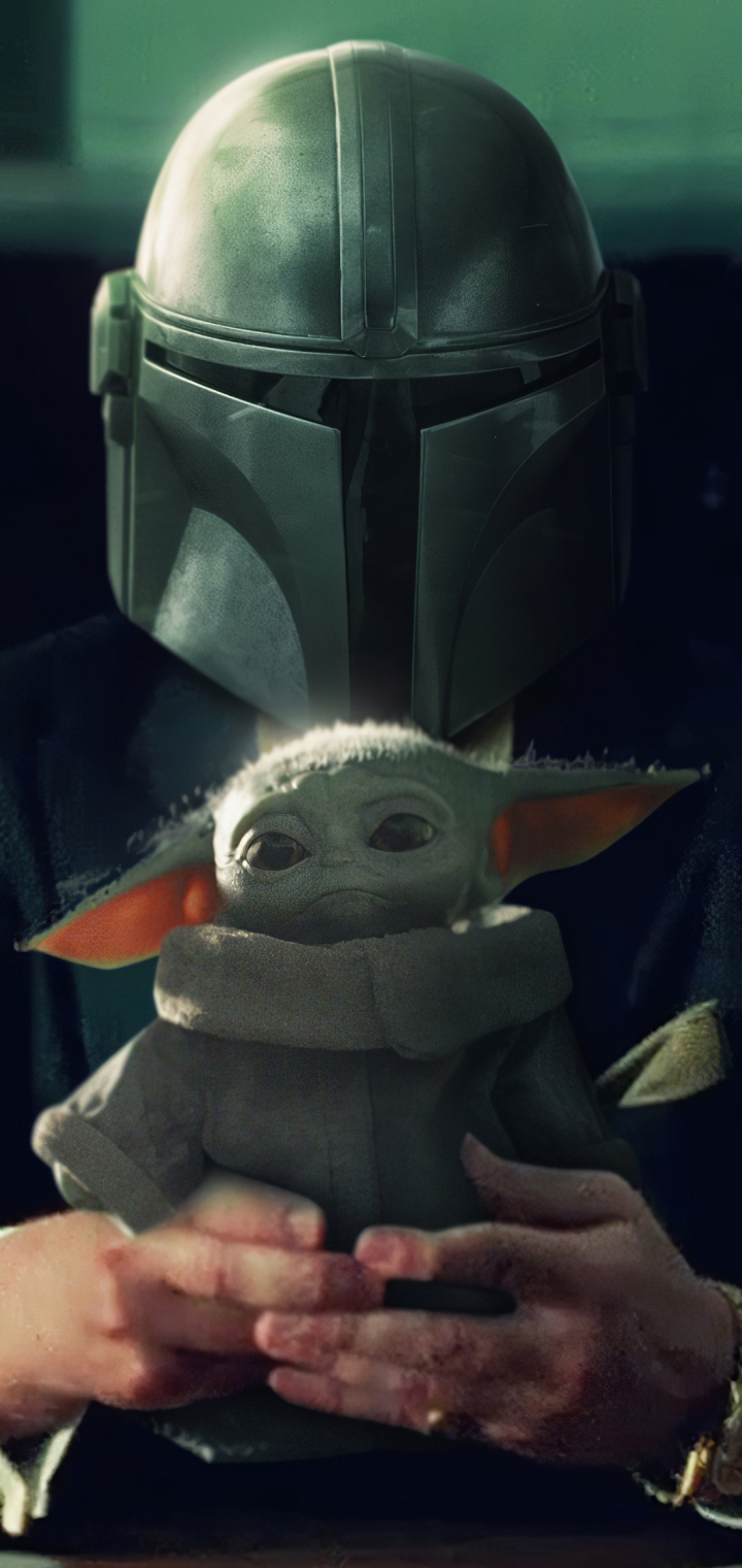 Descarga gratuita de fondo de pantalla para móvil de Series De Televisión, La Guerra De Las Galaxias, The Mandalorian, El Mandaloriano (Personaje), Bebe Yoda, Guerra De Las Galaxias.