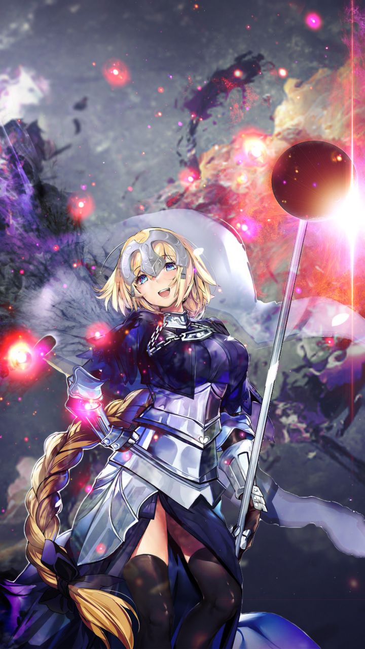 Handy-Wallpaper Animes, Fate/grand Order, Jeanne D'arc (Fate Serie), Herrscher (Schicksal/grand Order), Schicksalsserie kostenlos herunterladen.