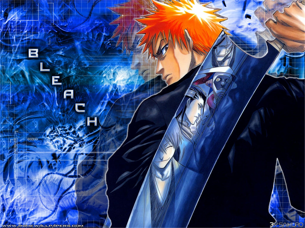 Handy-Wallpaper Bleach, Animes, Ichigo Kurosaki kostenlos herunterladen.