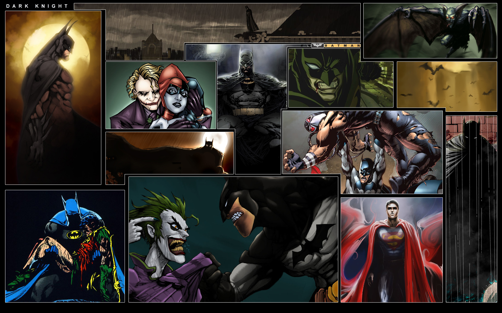 Download mobile wallpaper Bane (Dc Comics), Robin (Dc Comics), Superman, Batman, Harley Quinn, Comics, Joker for free.