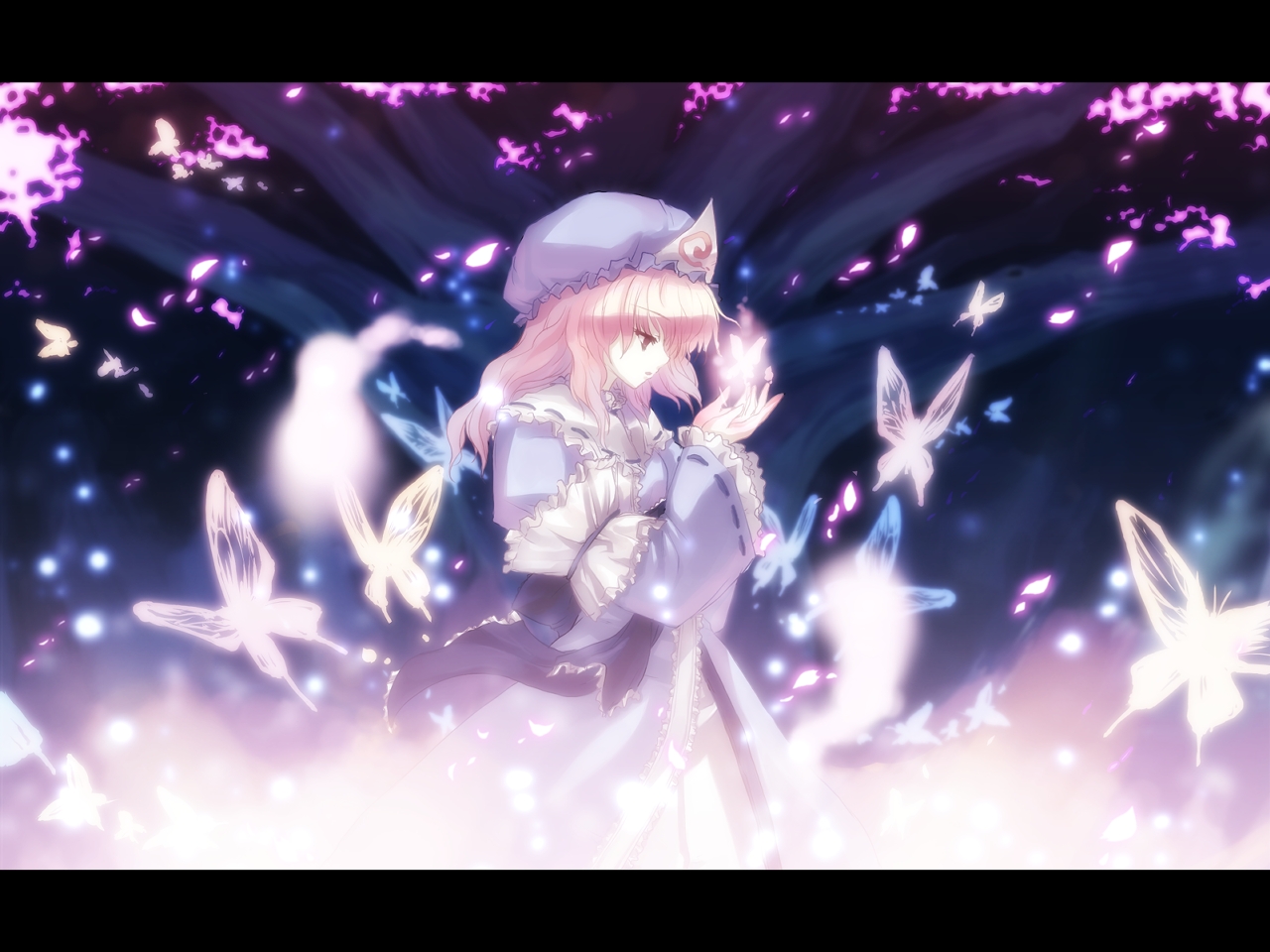 Descarga gratuita de fondo de pantalla para móvil de Animado, Touhou, Yuyuko Saigyouji.