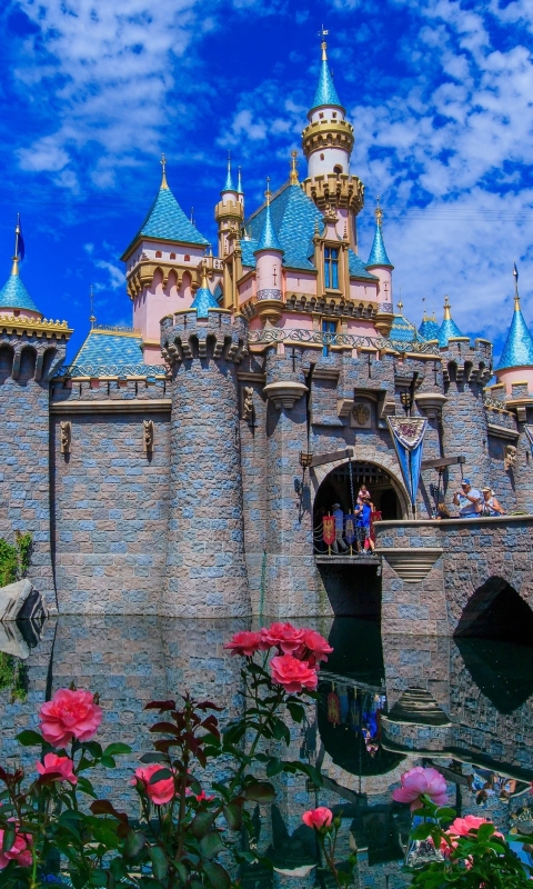 Download mobile wallpaper Disneyland, Man Made, Castle, Disney for free.