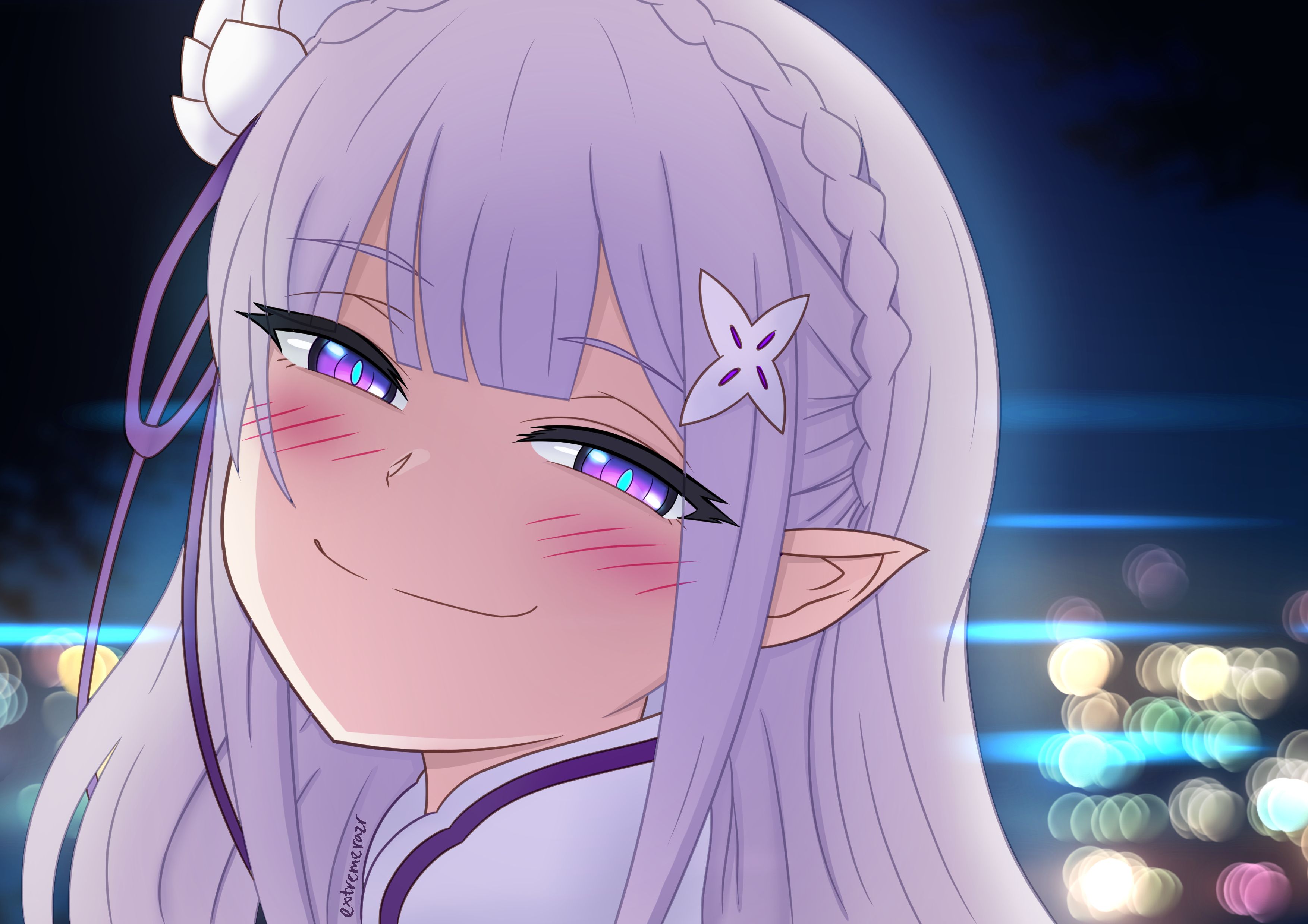 Descarga gratuita de fondo de pantalla para móvil de Animado, Emilia (Re:zero), Re:zero Comenzando La Vida En Otro Mundo.