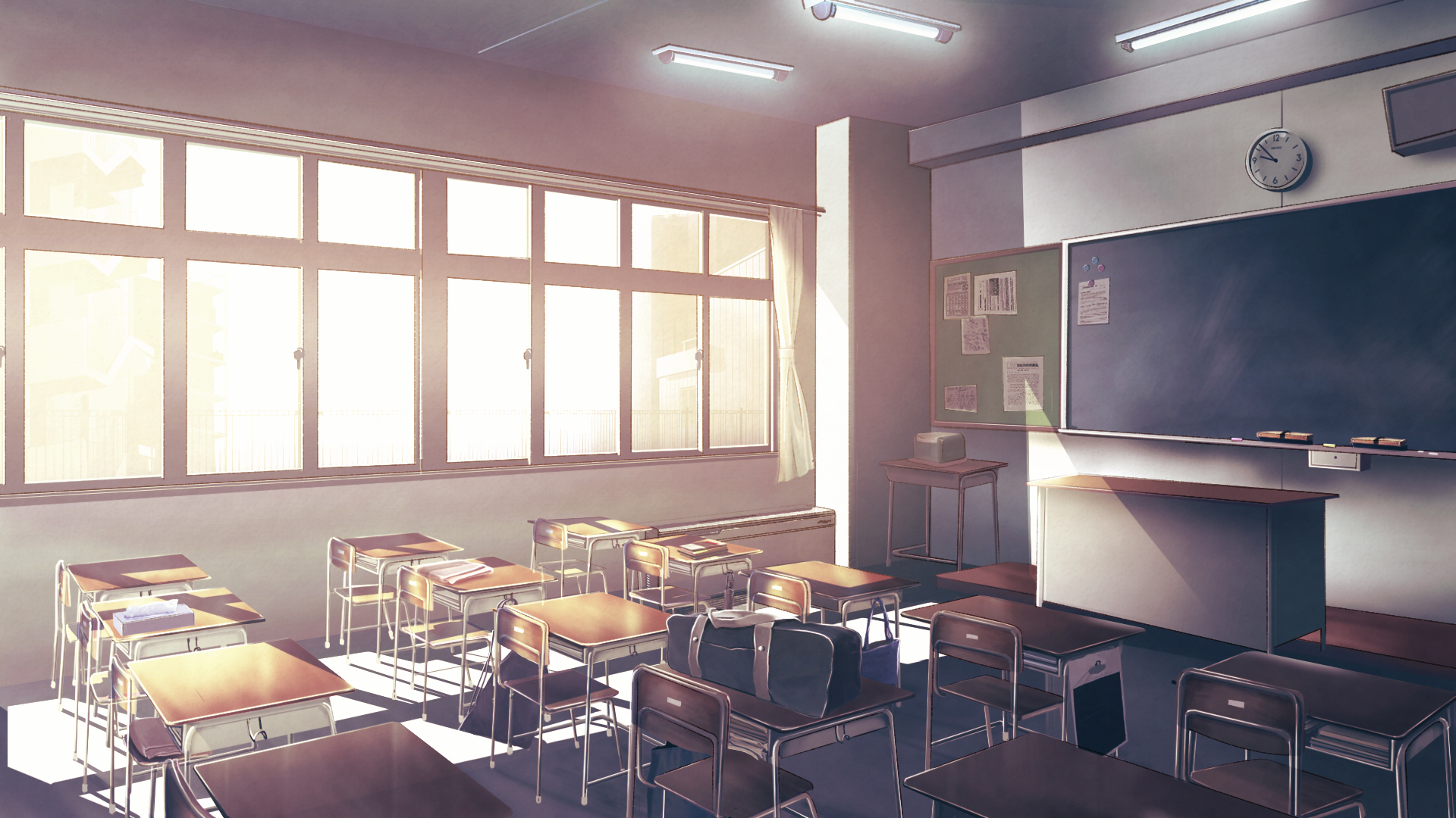 Download mobile wallpaper Anime, School, Classroom for free.