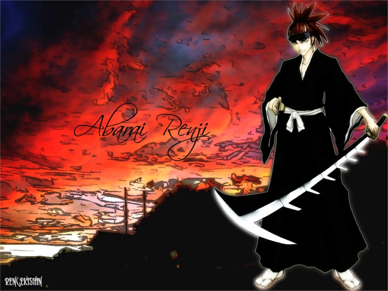 Descarga gratuita de fondo de pantalla para móvil de Animado, Bleach: Burîchi, Renji Abarai.