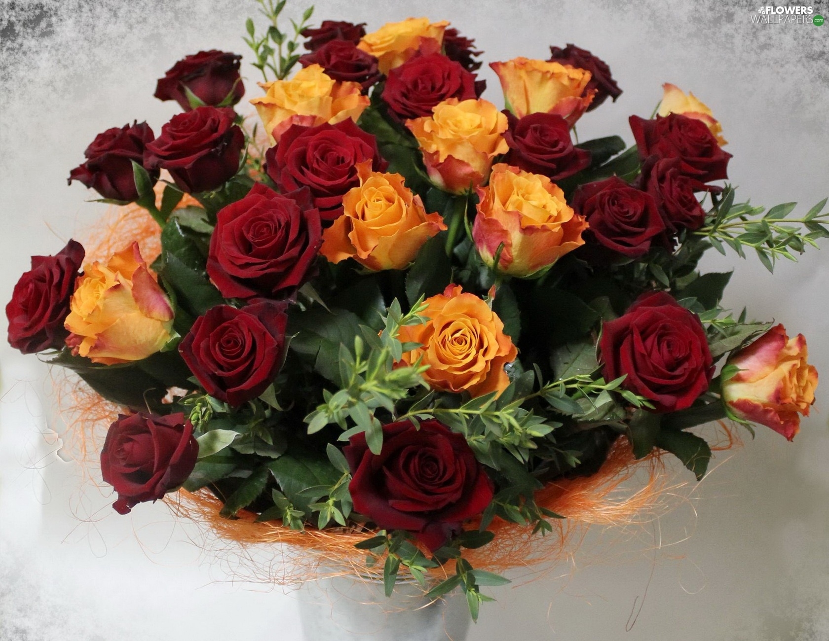 Free download wallpaper Flowers, Flower, Rose, Earth, Yellow Flower, Red Flower on your PC desktop