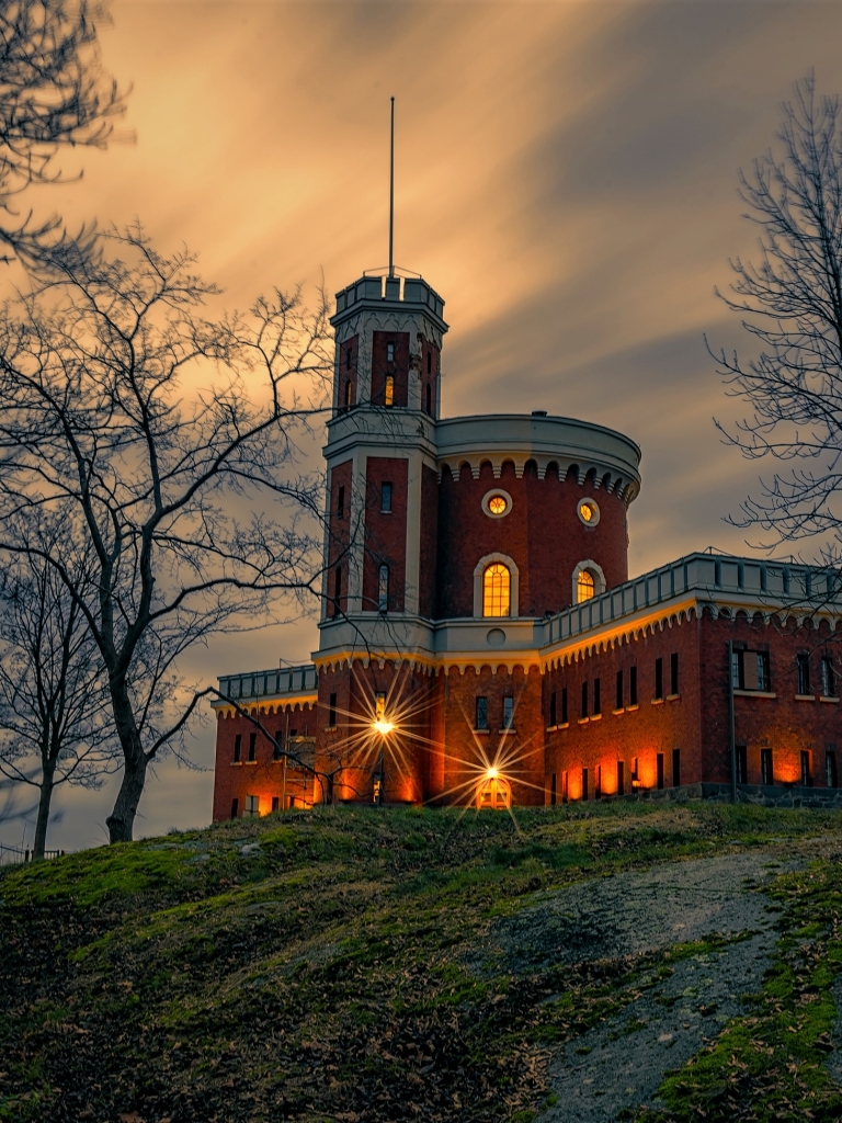 無料モバイル壁紙城, 光, 夕暮れ, スウェーデン, マンメイド, カステルホルメン城をダウンロードします。