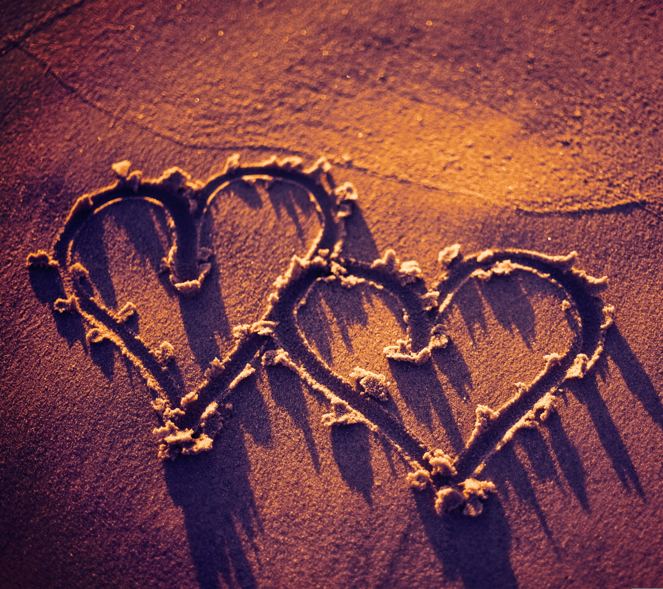 Download mobile wallpaper Sand, Love, Heart, Photography, Romantic for free.