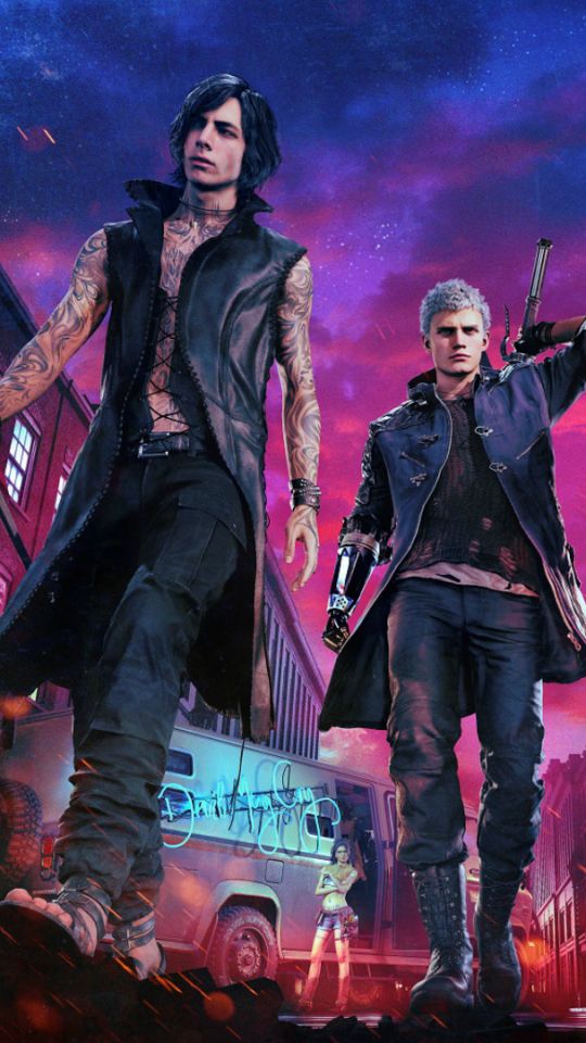 Download mobile wallpaper Devil May Cry, Video Game, Nero (Devil May Cry), V (Devil May Cry), Devil May Cry 5 for free.