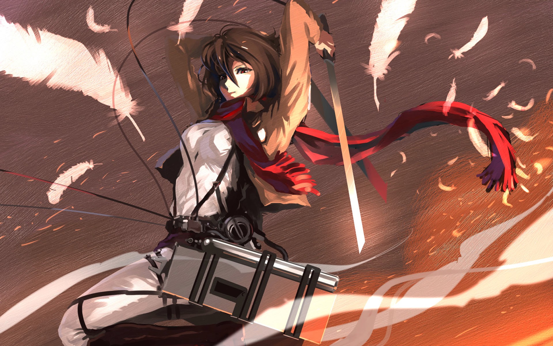 Laden Sie das Animes, Mikasa Ackermann, Attack On Titan-Bild kostenlos auf Ihren PC-Desktop herunter