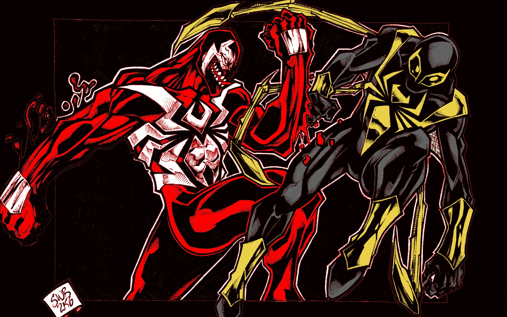 venom, spider man, comics