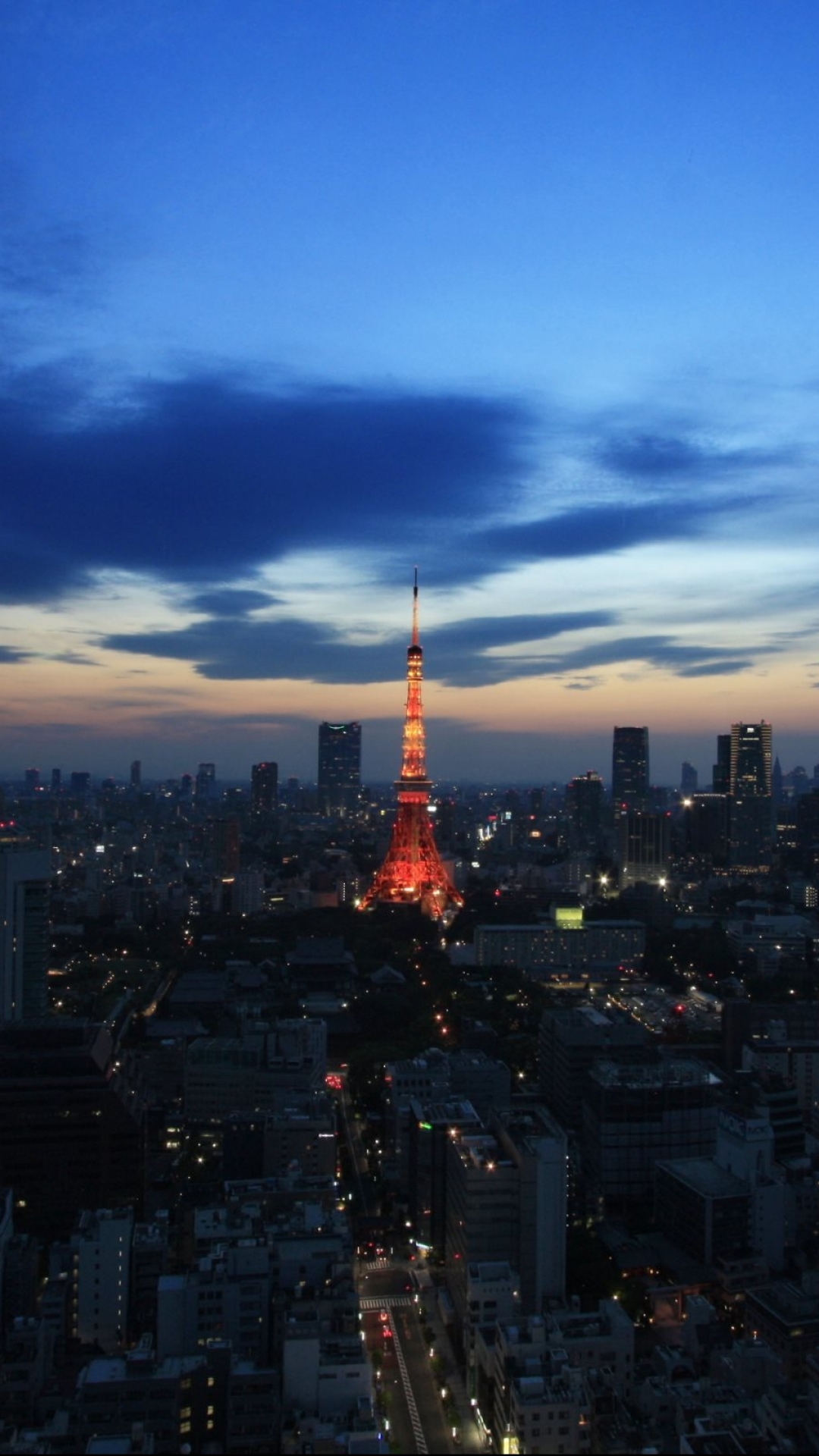 Descarga gratuita de fondo de pantalla para móvil de Noche, Torre, Tokio, Hecho Por El Hombre, Torre De Tokio.