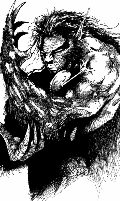 Download mobile wallpaper Dark, Werewolf for free.