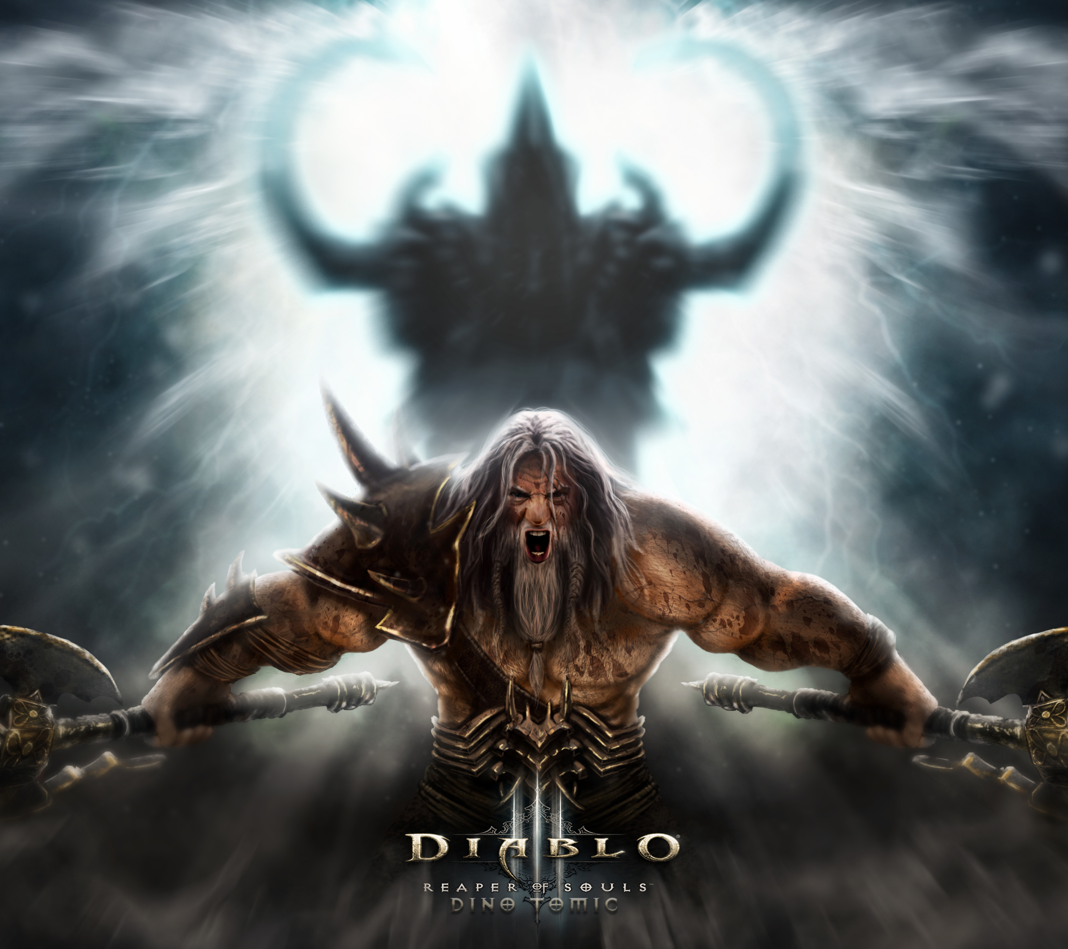 Скачать обои бесплатно Видеоигры, Диабло, Варвар (Diablo Iii), Малтаэль (Diablo Iii), Diablo Iii: Жнец Душ картинка на рабочий стол ПК