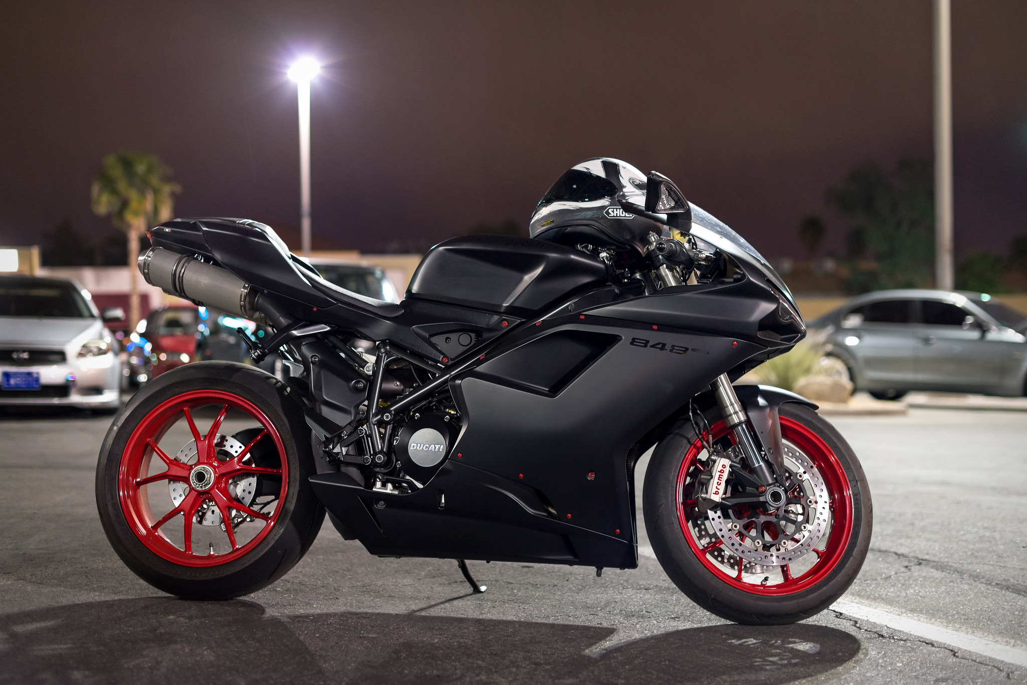 ducati, motorcycles, side view, bike, 848 1080p