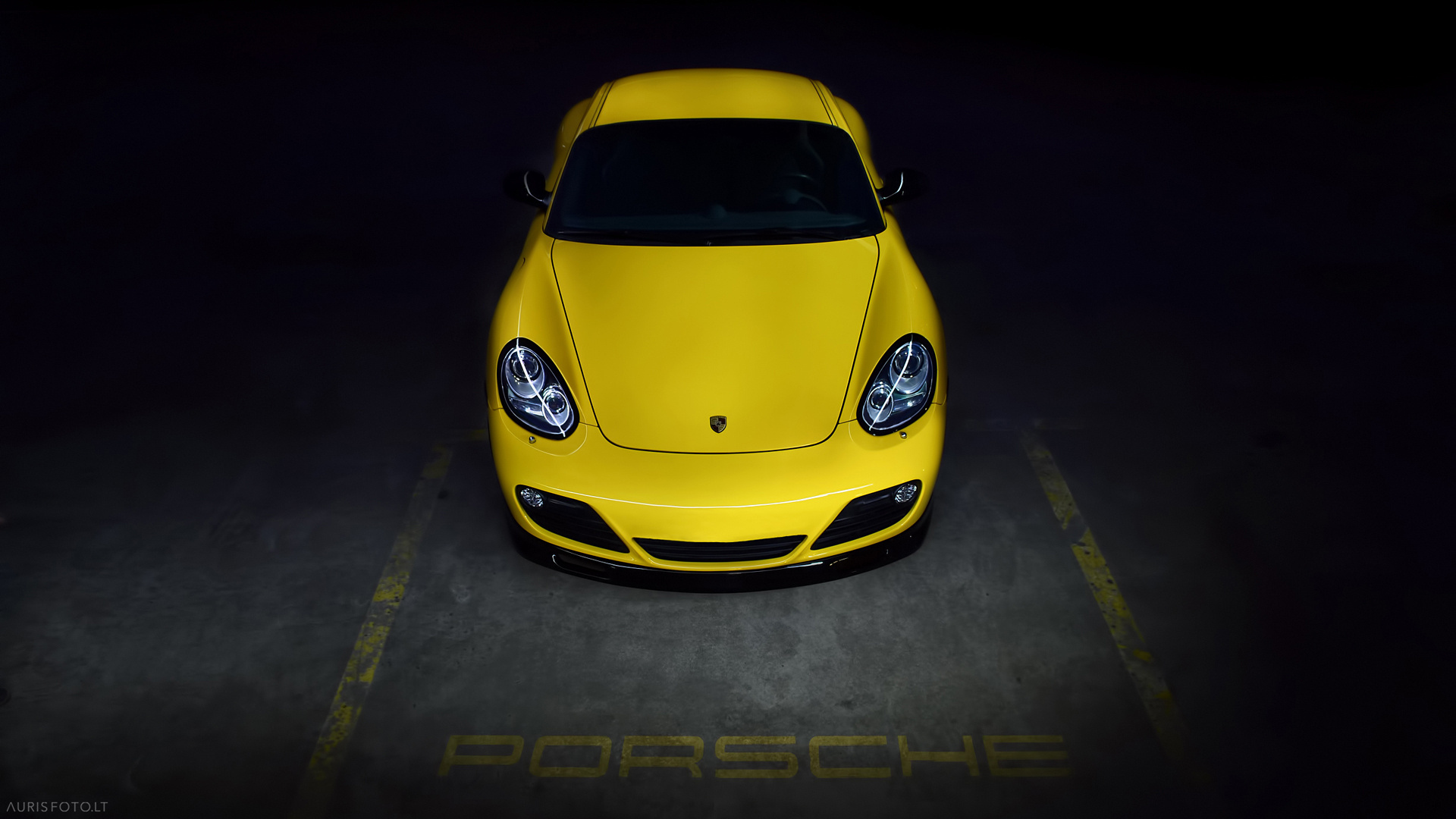 Descarga gratuita de fondo de pantalla para móvil de Porsche, Coche, Porsche Caimán, Vehículos, Coche Amarillo.