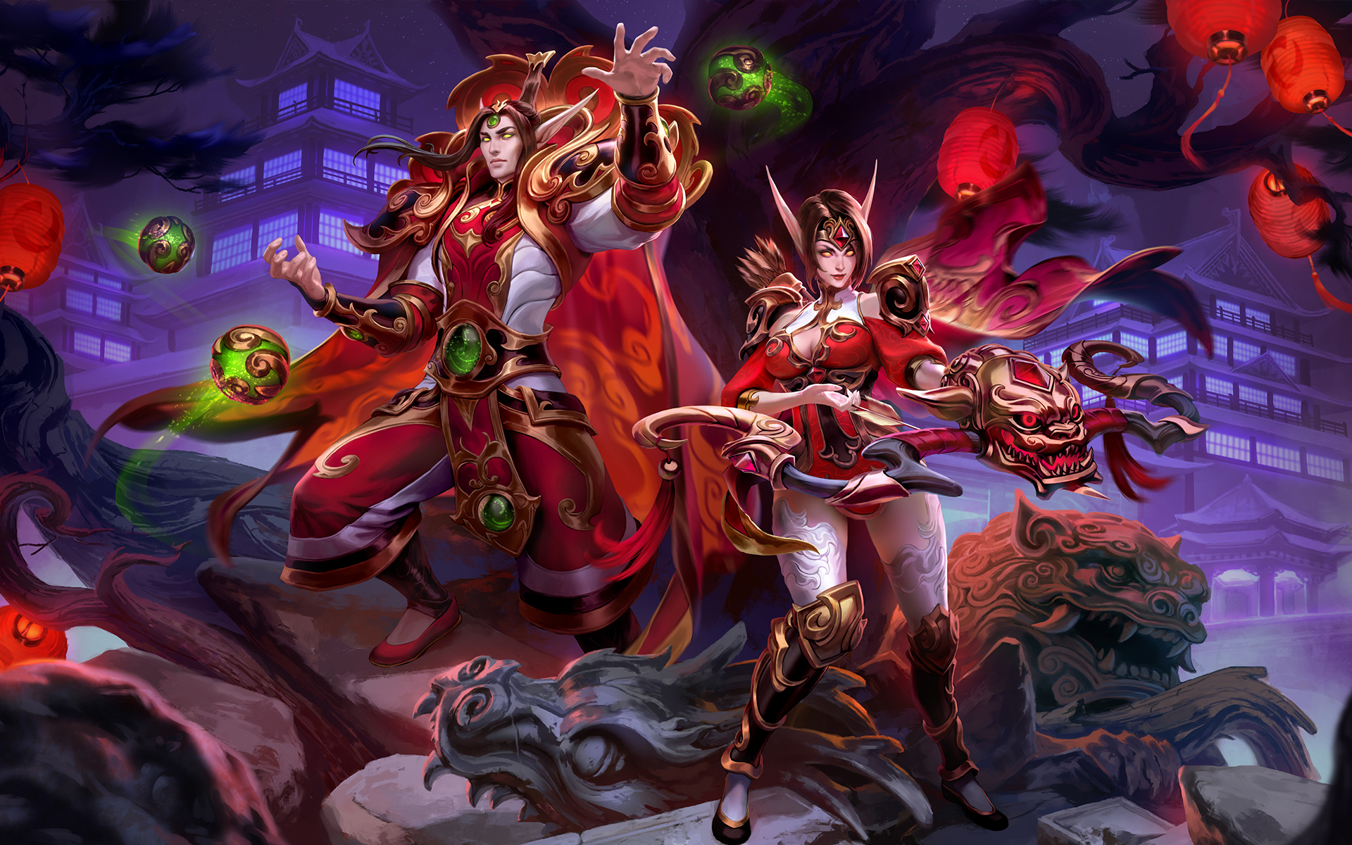 Free download wallpaper Video Game, Kael'thas Sunstrider, Sylvanas Windrunner, Heroes Of The Storm on your PC desktop