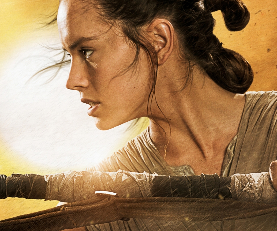 Download mobile wallpaper Star Wars, Movie, Star Wars Episode Vii: The Force Awakens, Daisy Ridley, Rey (Star Wars) for free.