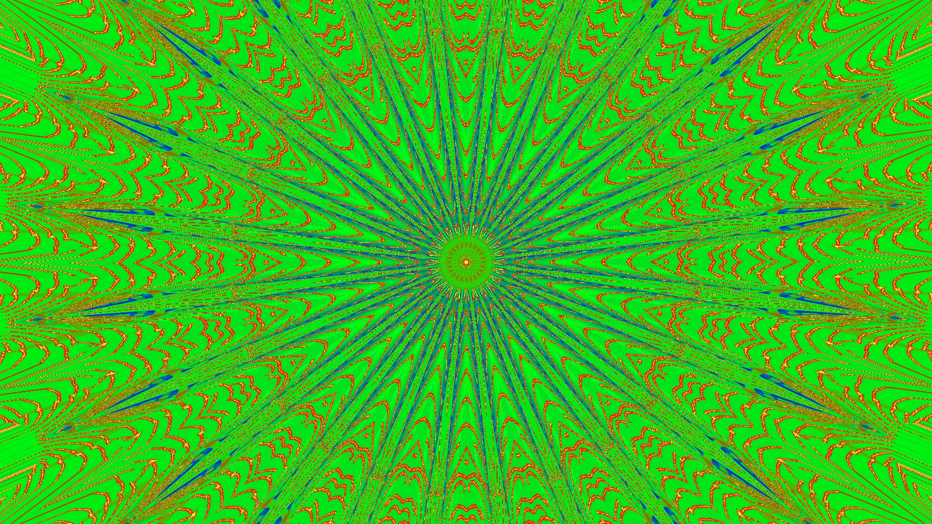 abstract, green, colors, kaleidoscope
