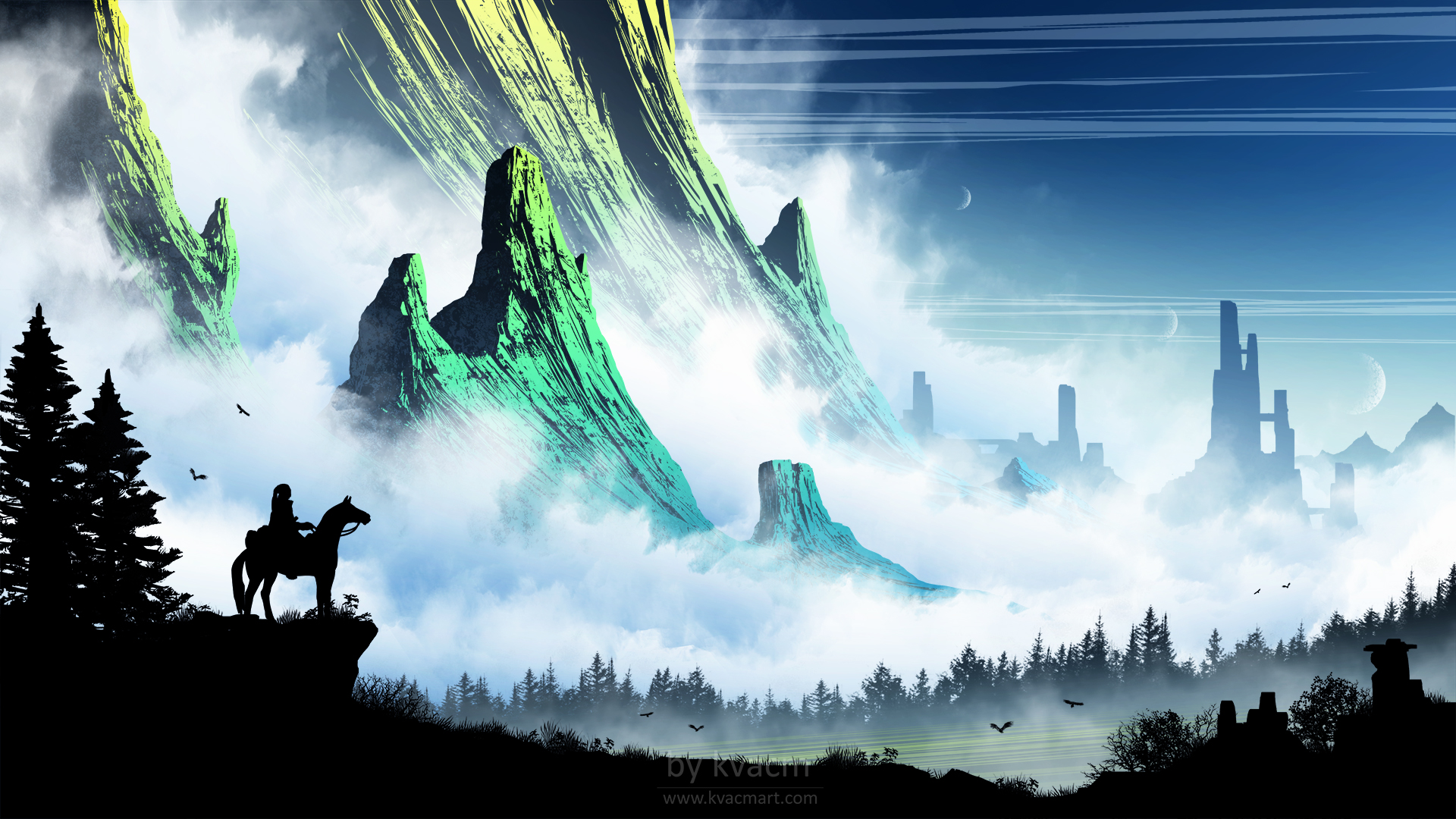 Free download wallpaper Landscape, Fantasy on your PC desktop