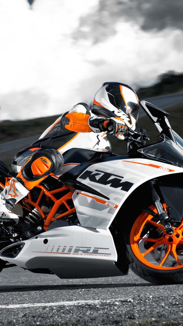 Download mobile wallpaper Motorcycles, Motorcycle, Ktm, Vehicles for free.