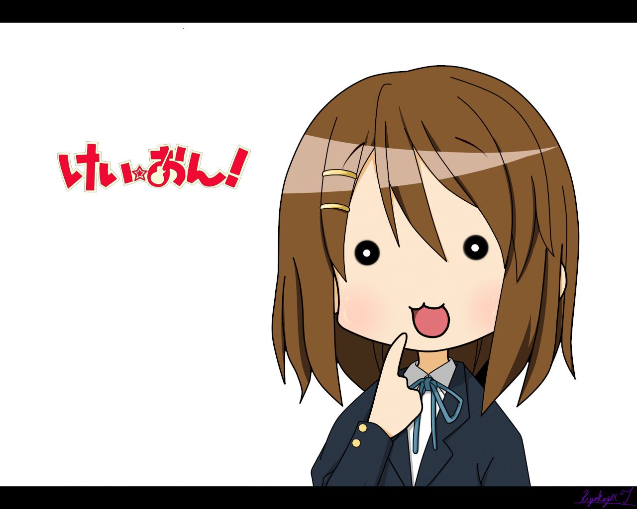 Handy-Wallpaper Animes, K On!, Yui Hirasawa kostenlos herunterladen.