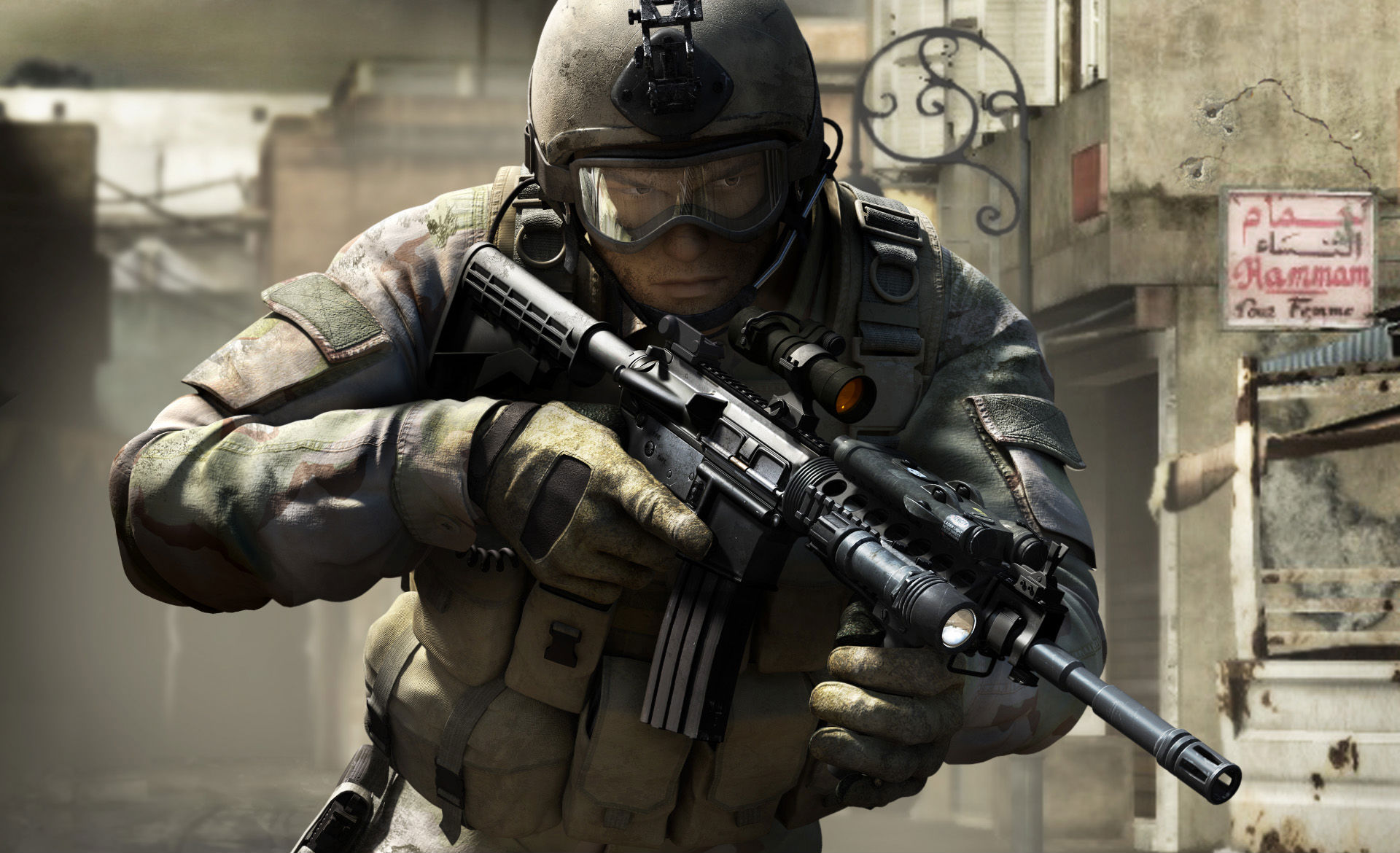 Download mobile wallpaper Socom Ii: U S Navy Seals, Soldier, Gun, Weapon, Video Game for free.