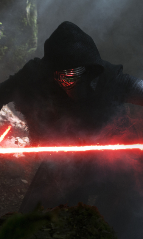 Download mobile wallpaper Star Wars, Lightsaber, Movie, Star Wars Episode Vii: The Force Awakens, Kylo Ren for free.