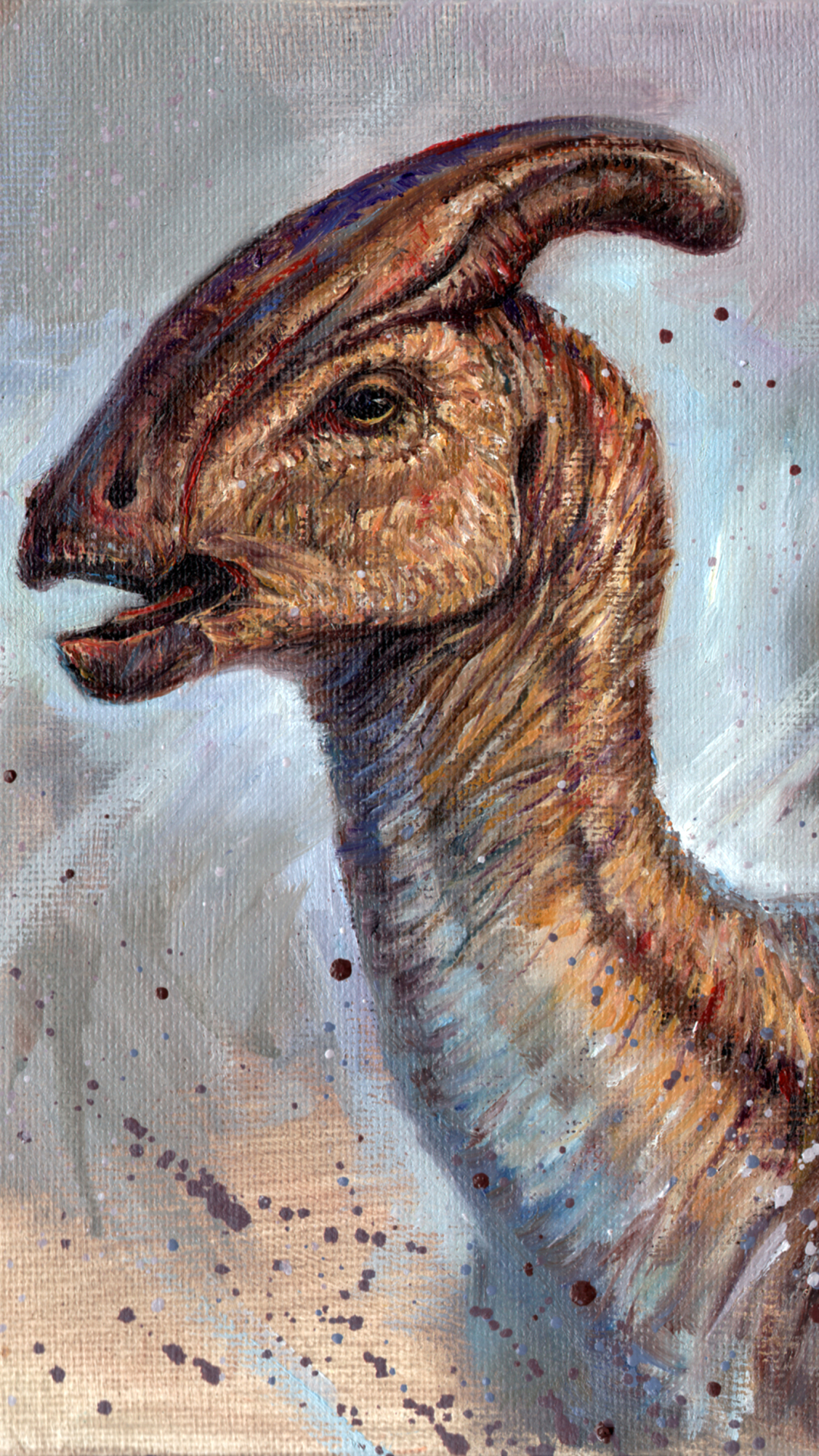 Baixar papel de parede para celular de Animais, Dinossauros, Dinossauro, Parassaurolophus gratuito.