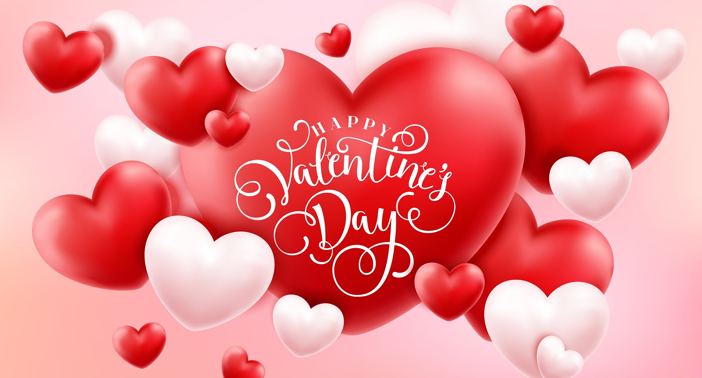 Скачать картинку Любовь, Красный, Белый, Сердце, День Святого Валентина, Праздничные, С Днем Святого Валентина в телефон бесплатно.