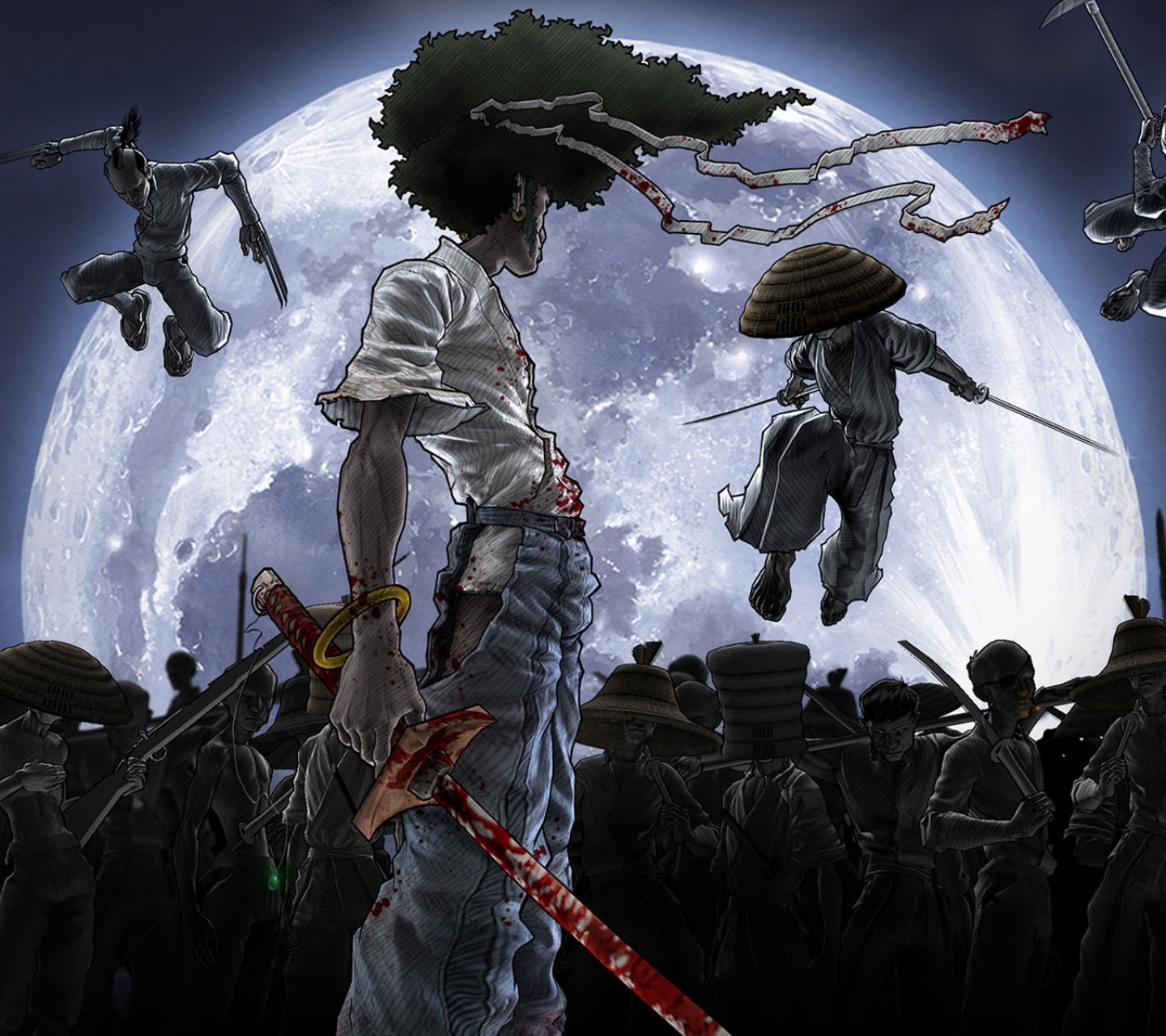 Free download wallpaper Anime, Afro Samurai on your PC desktop