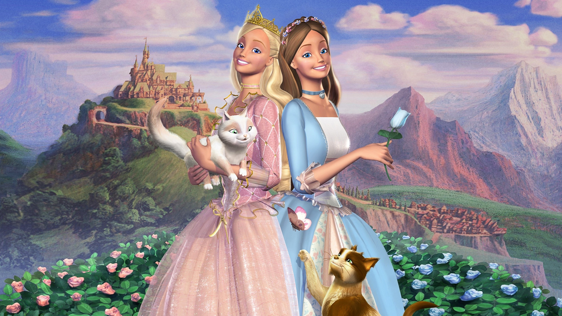 Los mejores fondos de pantalla de Barbie Como La Princesa Y La Mendiga para la pantalla del teléfono
