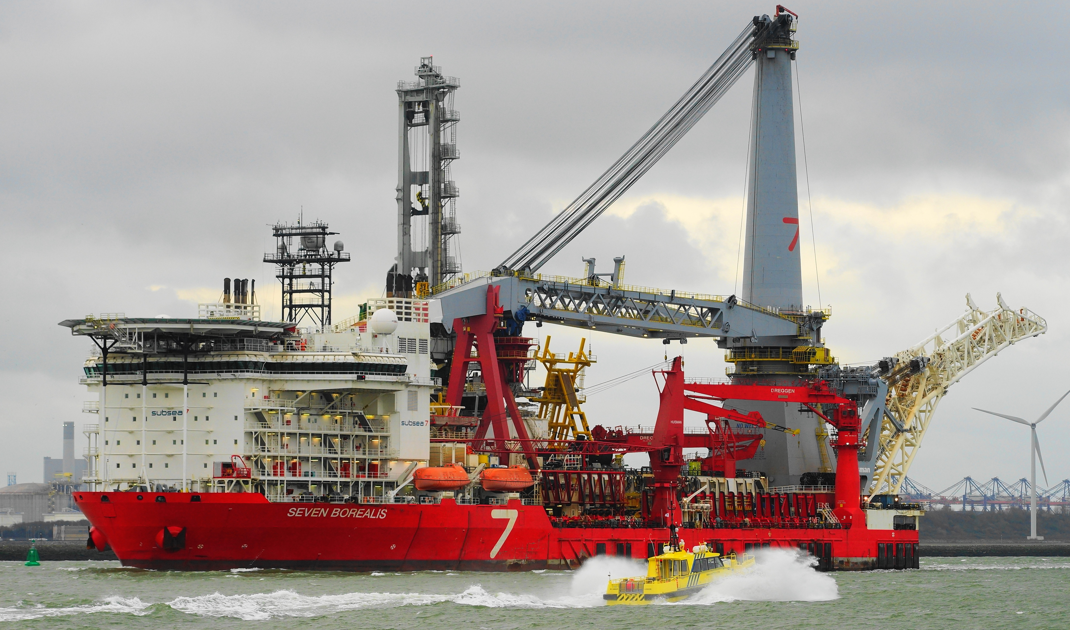 vehicles, offshore support vessel, seven borealis, ship